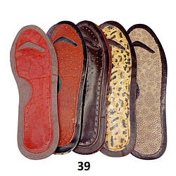 Устілки шкіряні РОЗПРОДАВАННЯ!! розмір 39 (різні кольори)