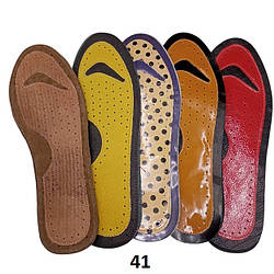 Устілки шкіряні РОЗПРОДАВАННЯ!! розмір 41 (різні кольори)