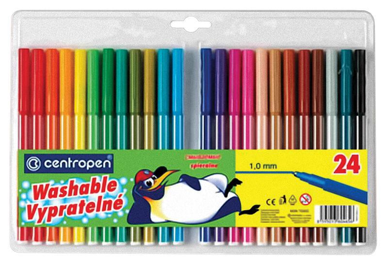 Фломастери Centropen 24 кольори 7790/24 ТП