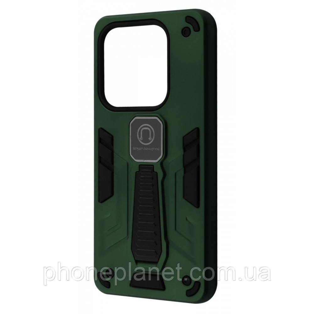 Чехол Armor Magnetic Xiaomi Redmi Note 14 4G (Global) dark green