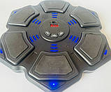 Музичний боксерський тренажер на акумуляторі Підсвітка та bluetooth Електронна боксерська мішень на стіну, фото 5