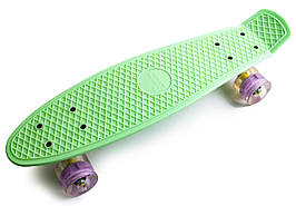Пластиковий скейтборд MINT зі світними колесами