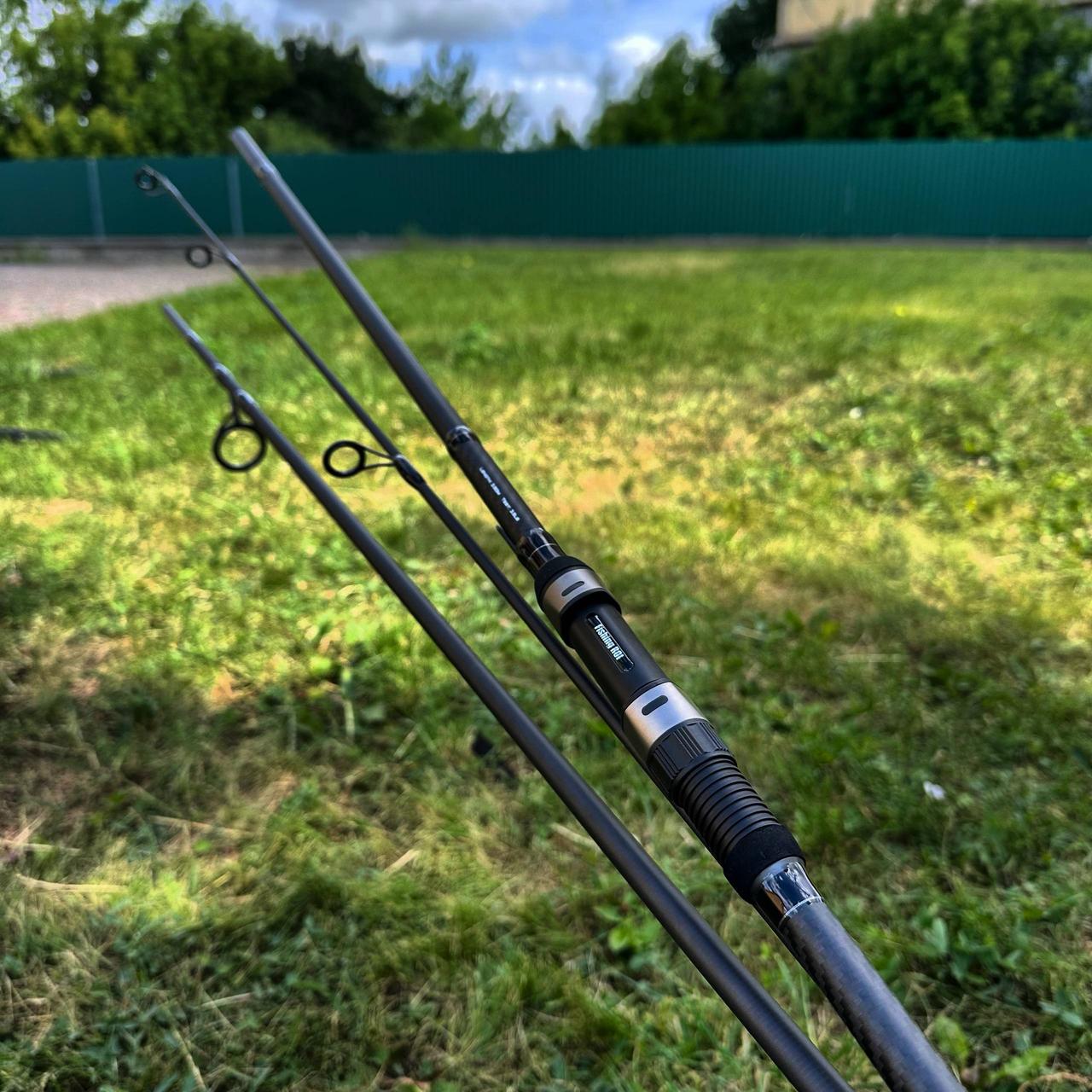 Карпове вудилище Fishing ROI Caiman Carp Rod 3.6м 3.50lbs 3-х секційна з високомодульного карбону, фото 1