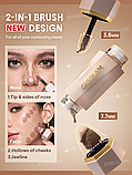 Рідкий кремовий контур Sheglam Precision Sculpt Liquid Contour Duo Tawny Amber, фото 2
