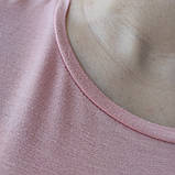 Футболка Amisu жіноча віскоза 46/48 пудрова, фото 6