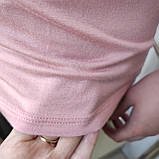 Футболка Amisu жіноча віскоза 46/48 пудрова, фото 7