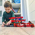 Набір TIR Kruzzel 22515 – вантажівка-лавета з 6 машинками, фото 7