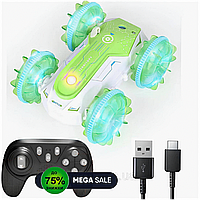 Трюкова машинка-амфібія на радіокеруванні із зарядкою від USB (6+)/Машинка-амфібія