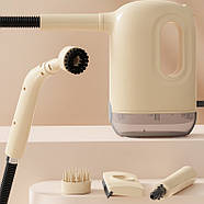 Електричний пароочисник 1200 Вт з 6 насадками та резервуаром для води 300 мл, фото 2