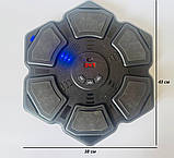 Музичний боксерський тренажер на акумуляторі Підсвітка та bluetooth Електронна боксерська мішень на стіну, фото 10