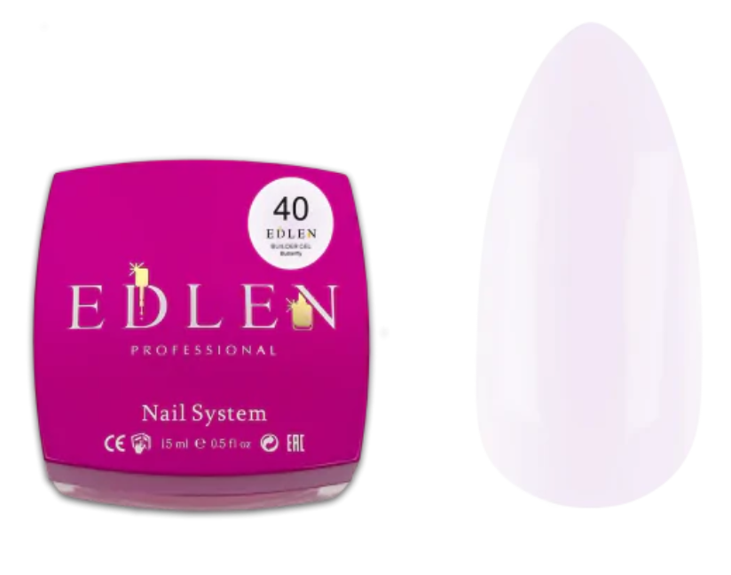 Гель моделюючий Edlen Builder Gel Butterfly №40 15 мл
