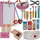 Дерев’яний набір Маленький лікар Kruzzel 19869 – медична іграшка для дітей, фото 2