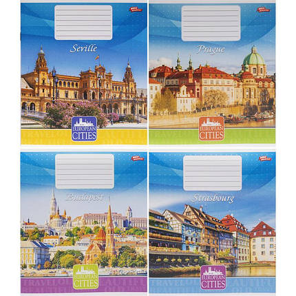 Зошит 18 арк. лінія "МРІЇ" / Міста Європи, фото 1