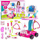 Набір Маленький лікар Kruzzel 8245 – коляска + 18 медичних інструментів, фото 2