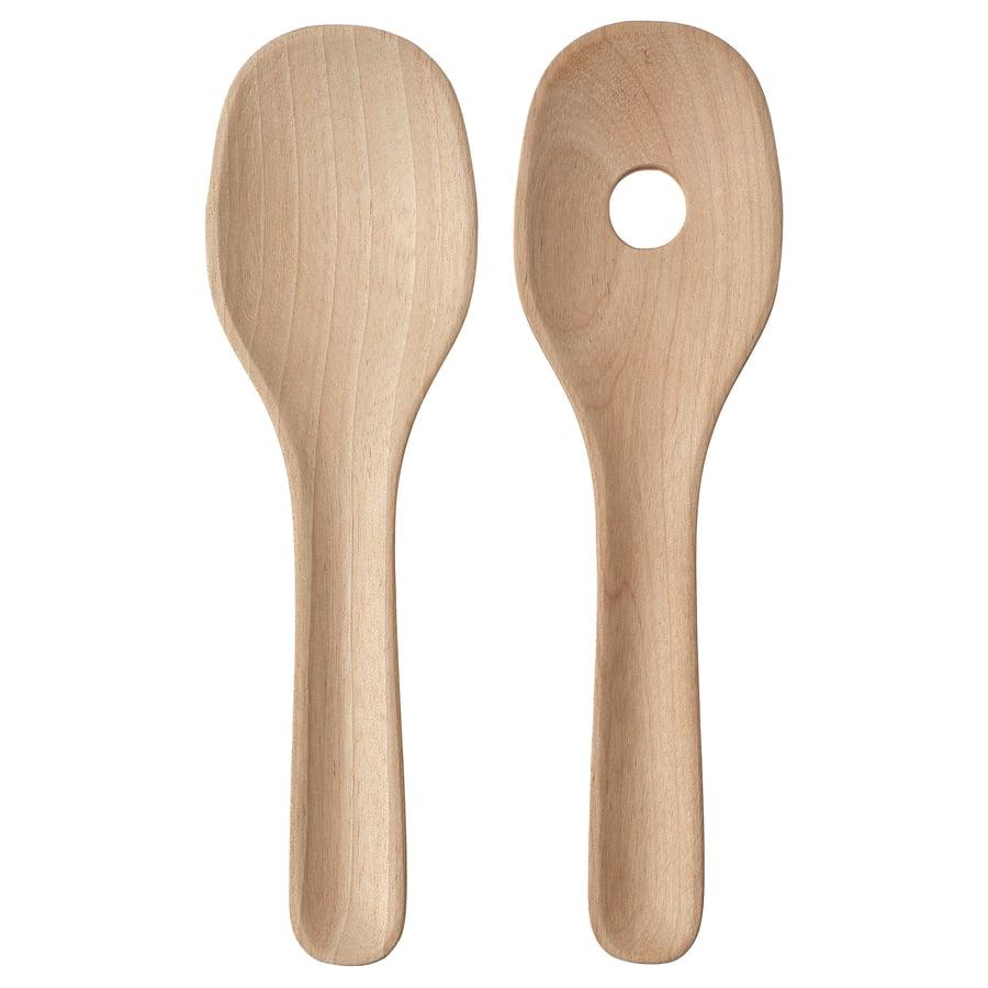 Набір приборів для салатів IKEA SKALLKNEKT Дерев'яні 2 предмети 906.045.00