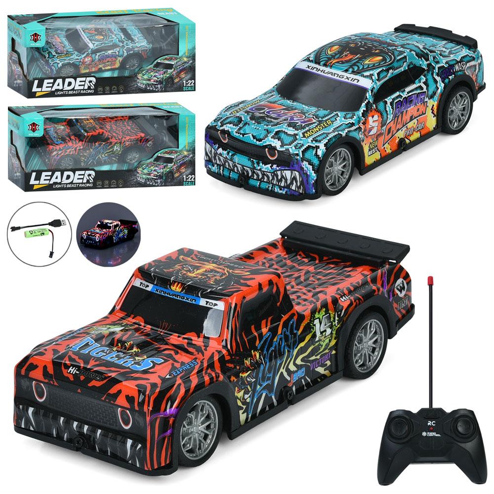 Машинка на радіокеруванні (р/к, акум, 18 см, 1:22, світло, корпус не б'ється, USB зарядний, 2 види) 000-015-16, фото 1