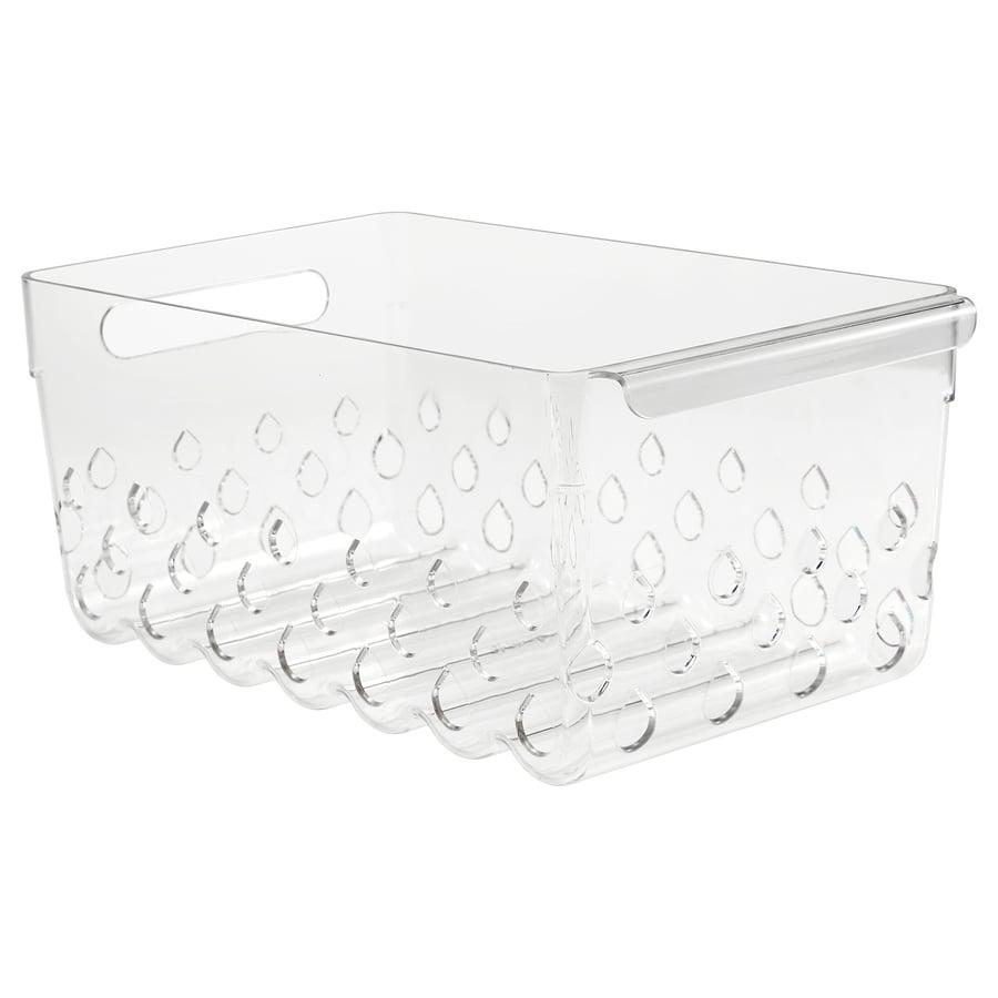 Контейнер з отворами для холодильника IKEA KLIPPKAKTUS 30x19x14 см Прозорий 806.109.93