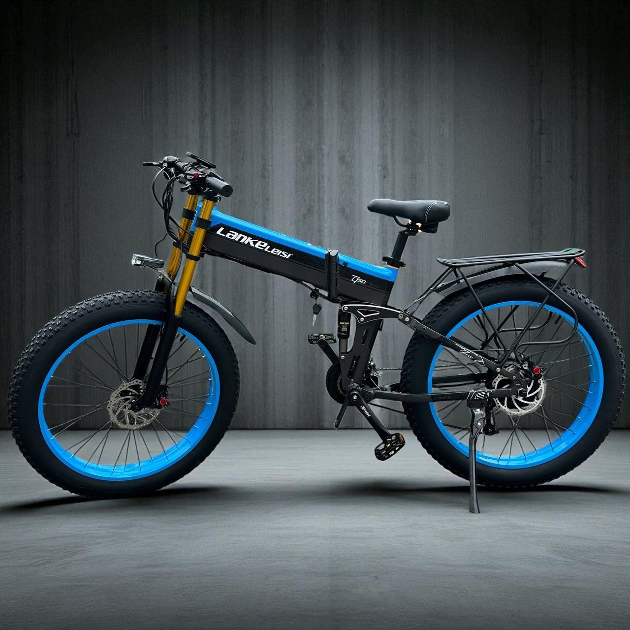 Електровелосипед VOLTO Lankeleisi XT750 Plus 1000W 17.5Ah Алюмінієвий Блакитний, фото 1