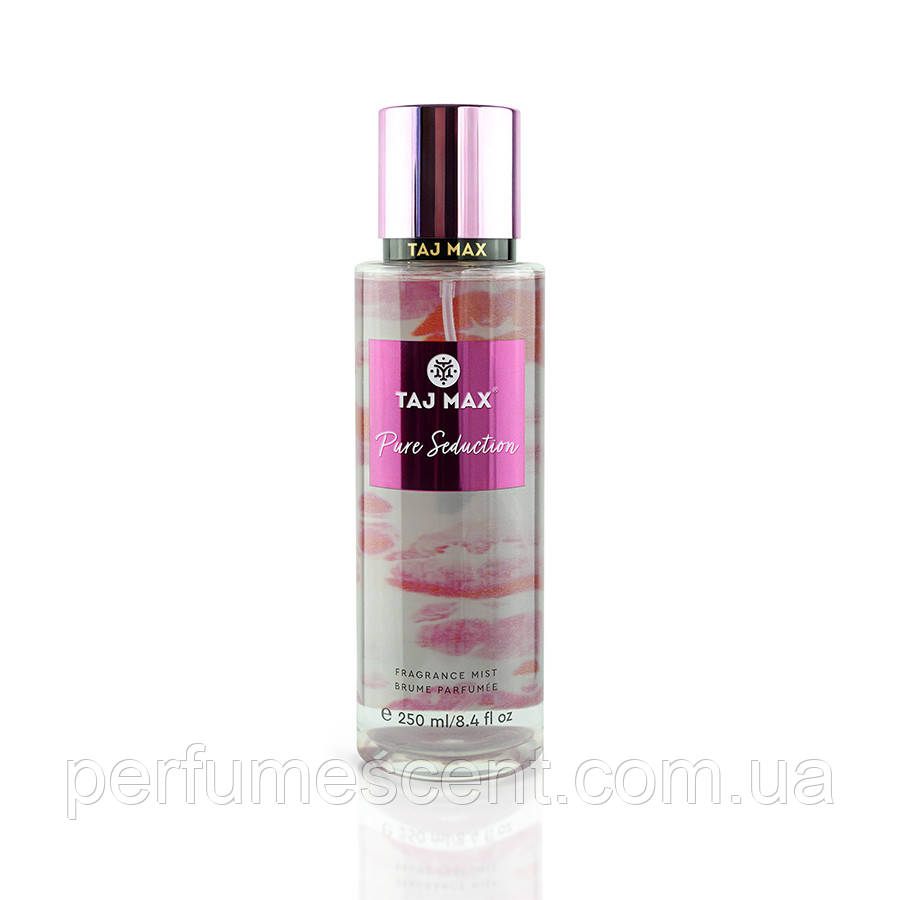 Аромаспрей для тіла "PURE SEDUCTION" TAJ MAX 250 мл (аромат схожий на Victoria’s Secret PURE SEDUCTION), фото 1