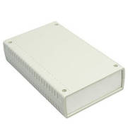 Корпус Gainta G760A 158×95×36 мм, ABS UL94HB, з алюмінієвими панелями, світло-сірий