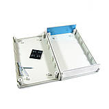 Корпус Gainta G760A 158×95×36 мм, ABS UL94HB, з алюмінієвими панелями, світло-сірий, фото 2