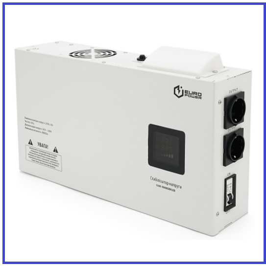 Стабілізатор напруги Europower 10KVA (9000Вт) 140-270V, фото 1