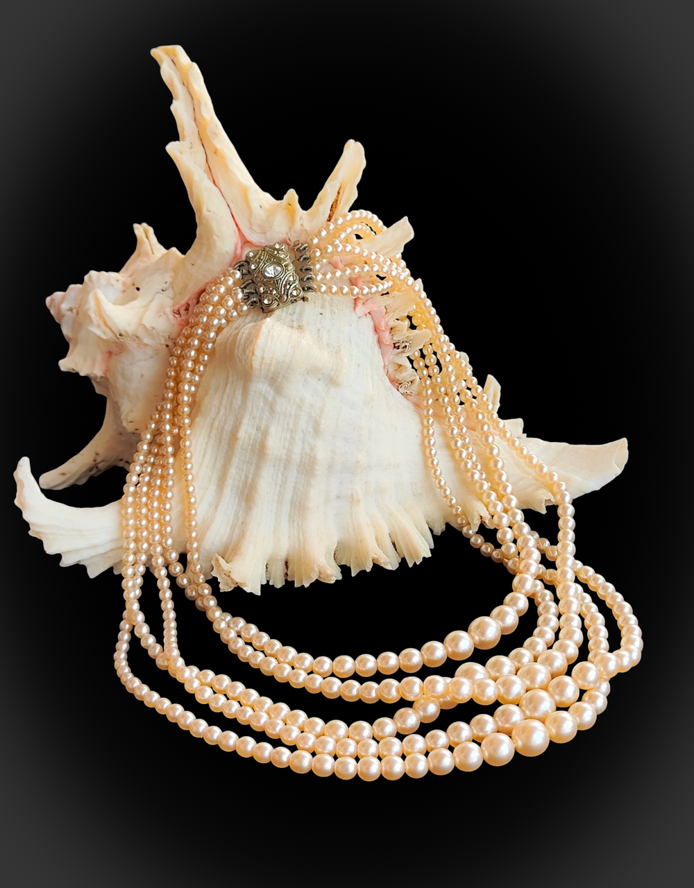 Вінтаж перли імітація. Намисто з перлів вінтажне. Німеччина., фото 1