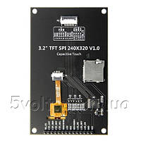 Дисплей IPS 3.2 320х240 драйвер ILI9341V ємнісний сенсор FT6336, фото 2