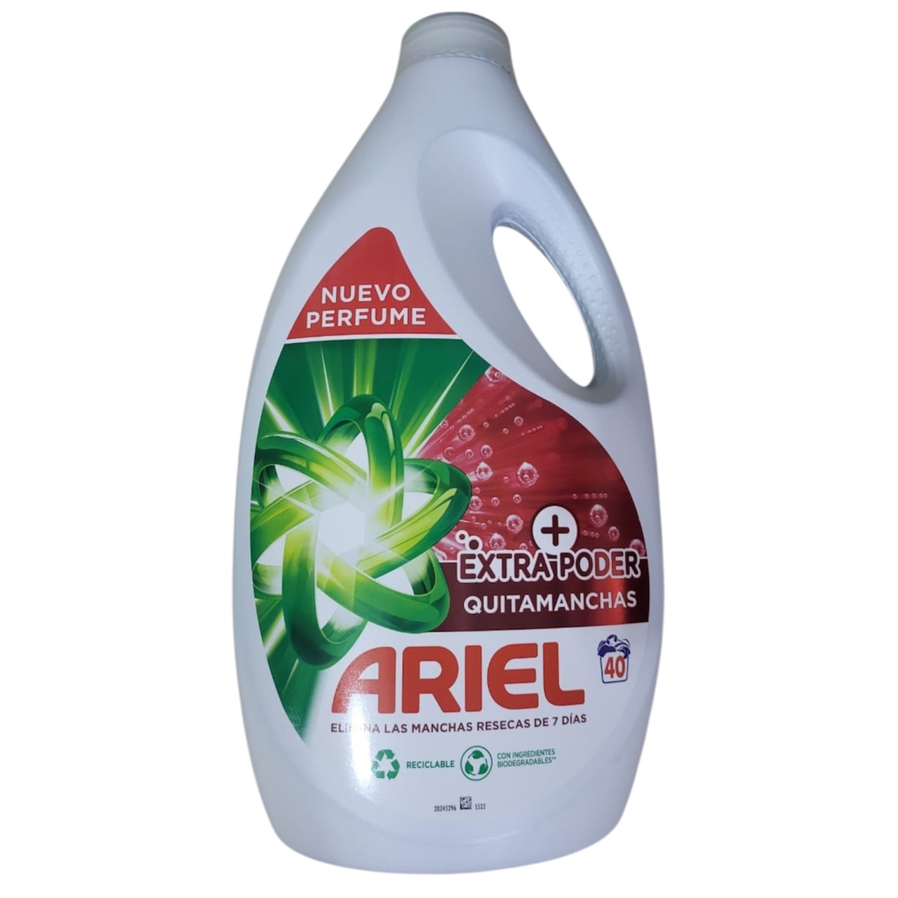 Гель для прання білизни універсальний ARIEL Extra Power 2 л (40ст), фото 1