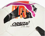М`яч футбольний Puma Orbita 5 Fusion Lite 350 білий, помаранчевий Уні (розмір 5) 084332-01, фото 4