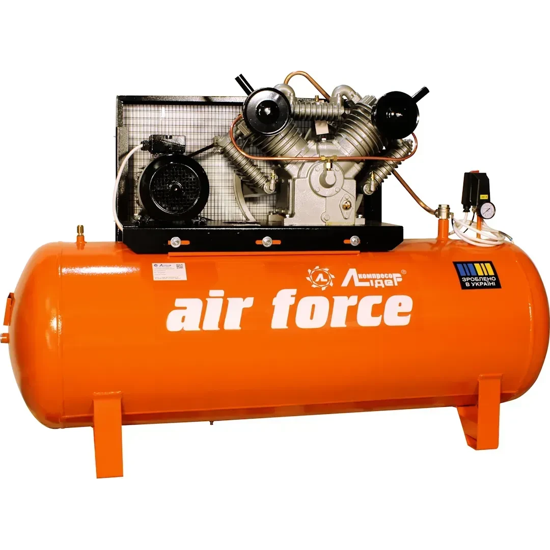 Компресор поршневий 500л, 1100 л/хв, 10 атм, 380В Лідер W 1100-10-500HD