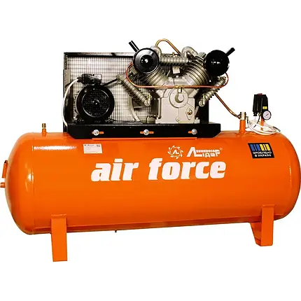 Компресор поршневий 500л, 1100 л/хв, 10 атм, 380В Лідер W 1100-10-500HD, фото 1