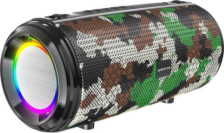 Акустика бездротова BOROFONE BR13 Young портативна колонка стереохакі, фото 1