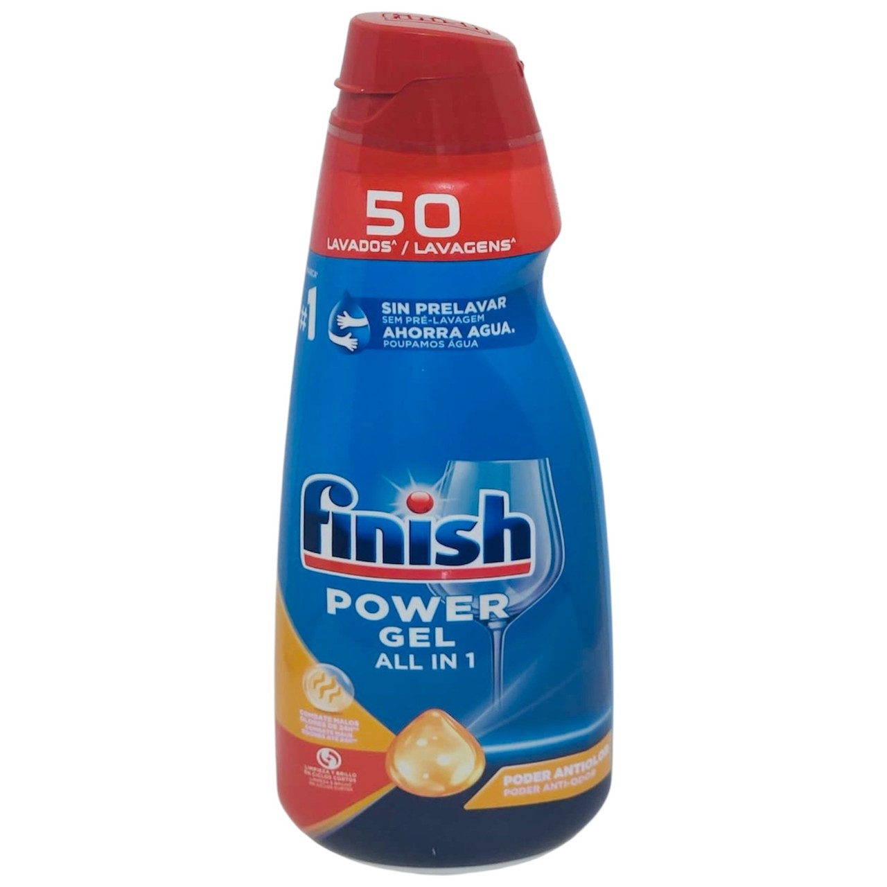 Гель для посудомийки Finish All in One проти запахів1000 мл, фото 1