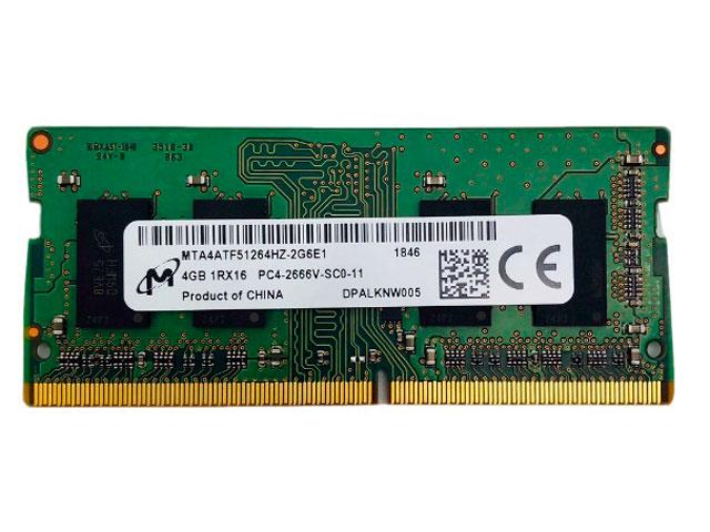 DDR4 4GB 2666 MHz (PC4-21300) SODIMM різні виробники, фото 1