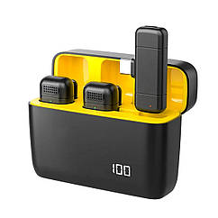 ⇒ Бездротовий петличний мікрофон VOOK Wireless Dual Channel Microphone