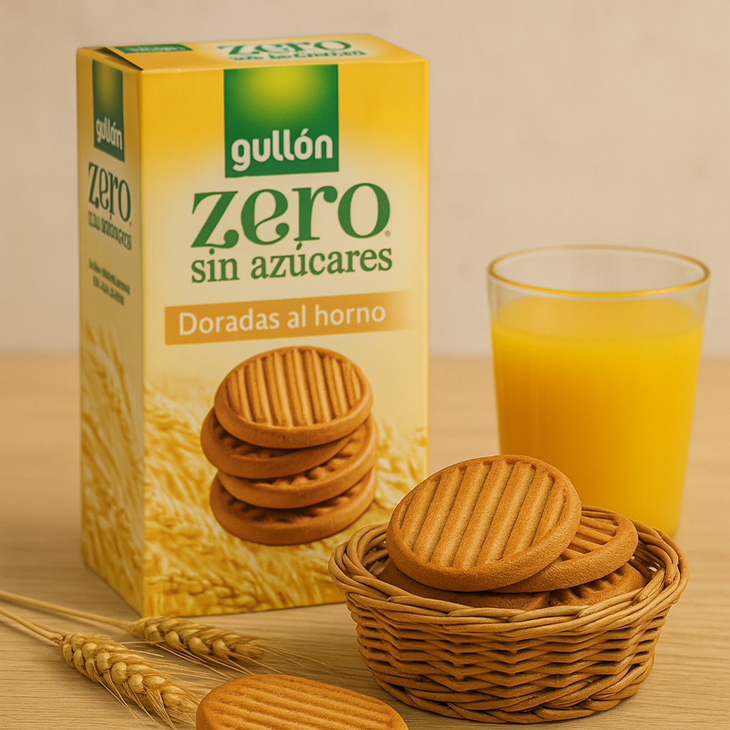 Печиво без цукру Gullon Shortbread biscuits ZERO 330г. Іспанія