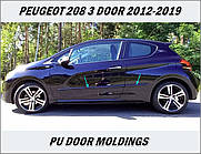 Молдинги на двері для Peugeot 208 3 Door Hatch 2012-2019