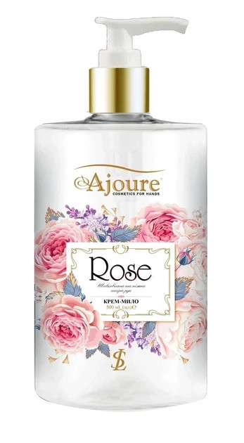 Крем-мило Ajoure Rose 500 мл з дозатором