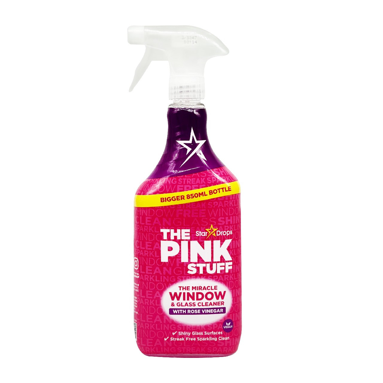 Засіб для миття вікон та скла Pink Stuff Rose Vinegar 750 мл
