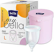 Менструальна чаша my Bella та контейнер для зберігання та чищення Large 1 шт