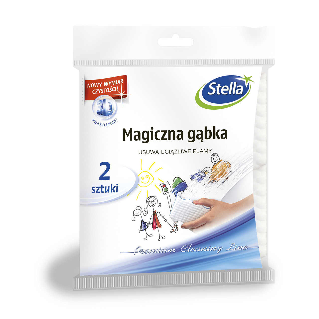 Губка Stella Магічна 3D 2шт