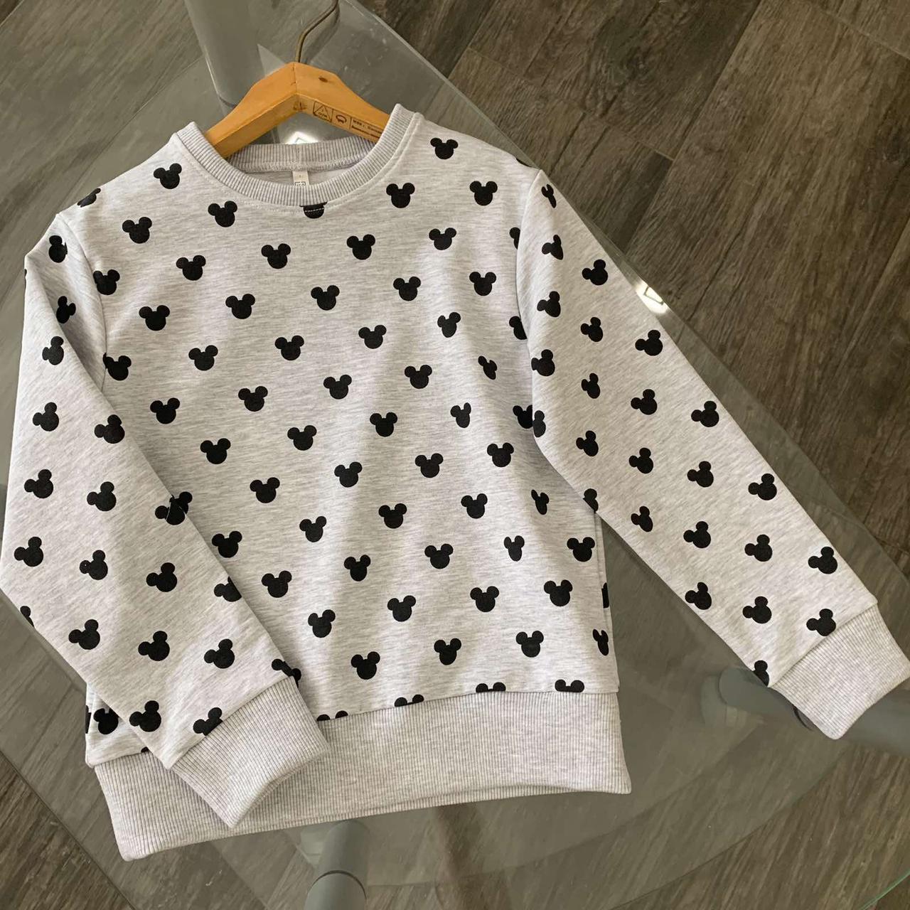 Світшот дитячий сірий мікі Five Stars 10991-140р