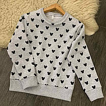 Світшот дитячий сірий мікі Five Stars 10991-134р, фото 4