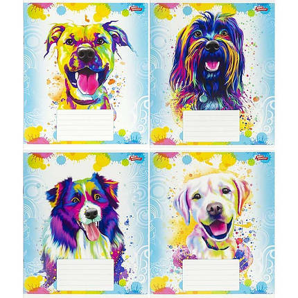 Зошит 36 арк. лінія "МРІЇ" / Собаки, фото 1