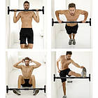 Турнік Trizand 24784 – регульована сталева перекладина 70-100 см, фото 9