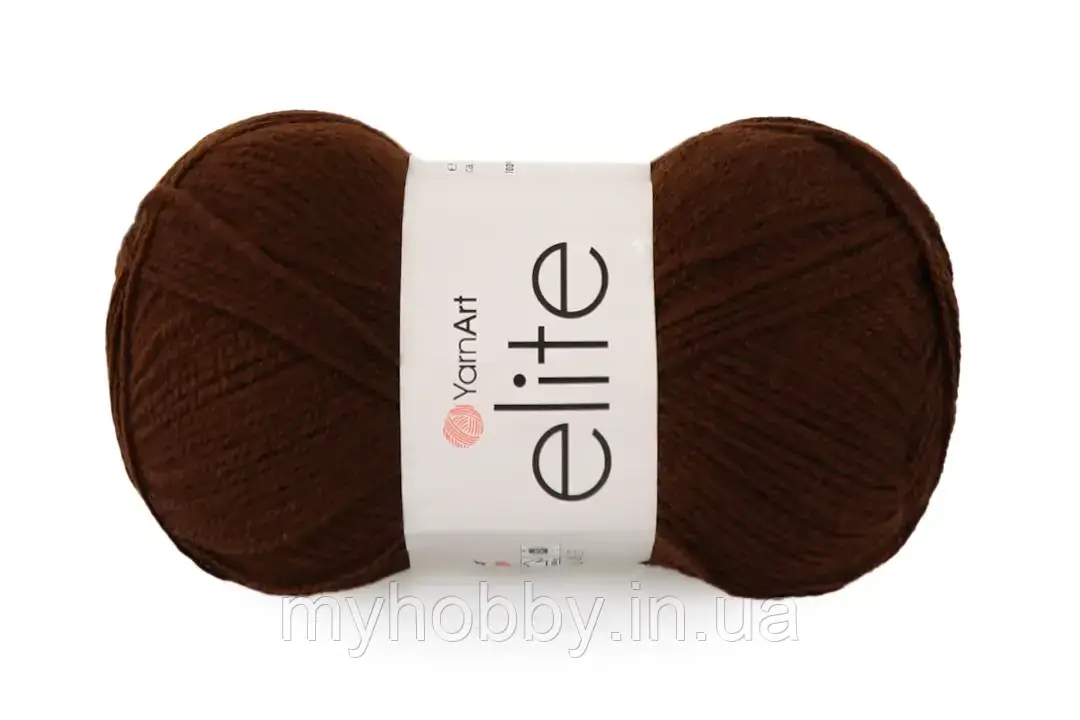 Пряжа YarnArt Elite, Молочний шоколад No5