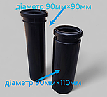 Труба пряма для інсталяції з місцем кріплення