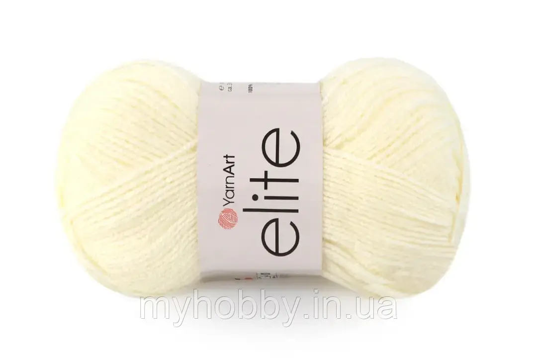 Пряжа YarnArt Elite Топлене молоко No851, фото 1