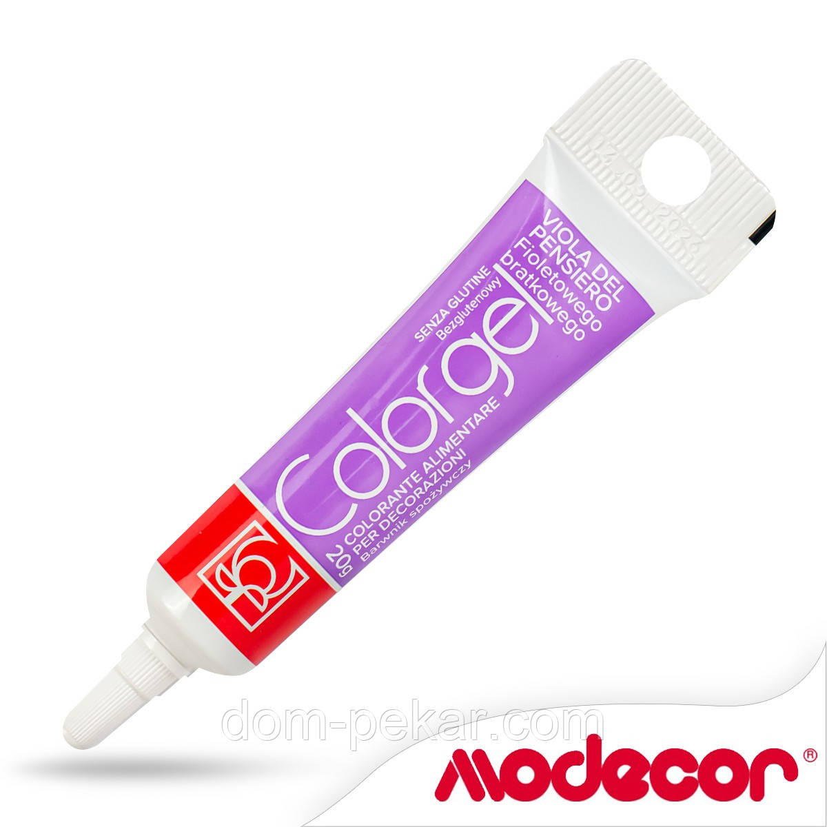Барвник гелевий Modecor Світло-фіолетовий (Viola Del Pensiero) 20 г